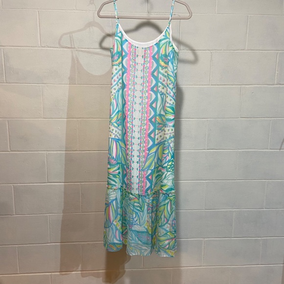 Lilly Pulitzer Winni Maxi Dress Maraca My World Print Small - Picture 2 of 8
